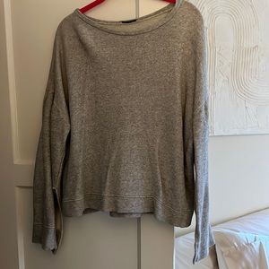 Soft gray sweater